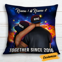 Personalized BWA Couple Galaxy Pillow DB131 95O24 thumb 1