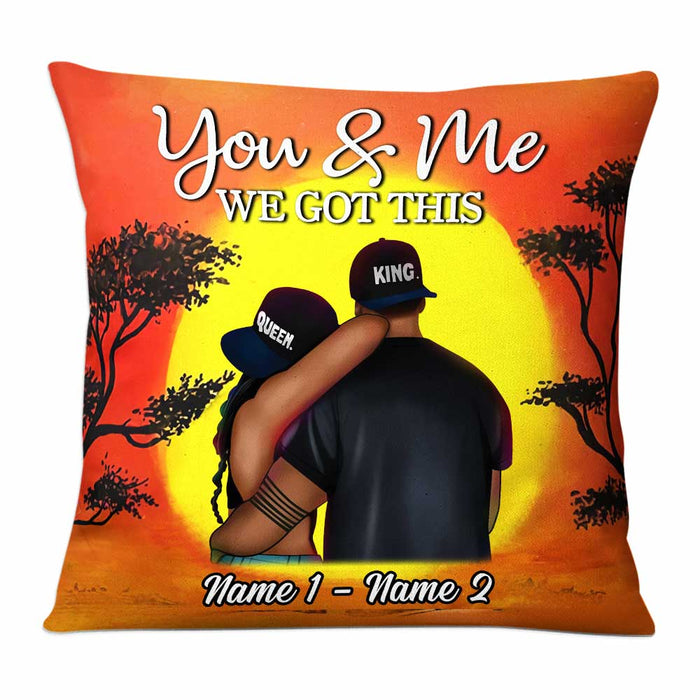 Personalized BWA Couple We Got This Pillow DB105 23O58 1