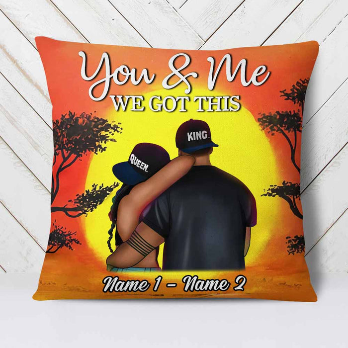 Personalized BWA Couple We Got This Pillow DB105 23O58 1