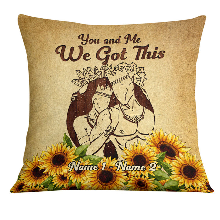 Personalized BWA Couple Pillow DB133 30O18 1
