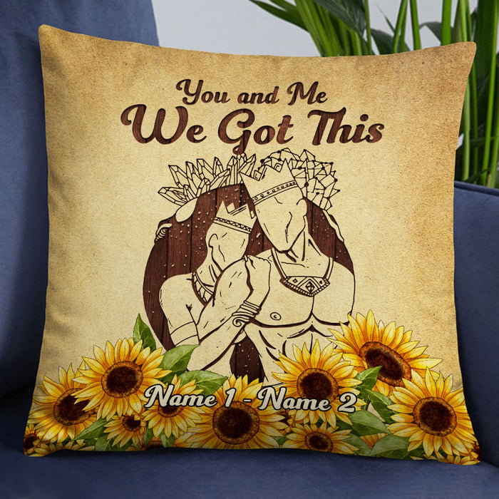 Personalized BWA Couple Pillow DB133 30O18 1