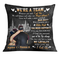 Personalized BWA Couple Pillow DB132 23O19 thumb 1