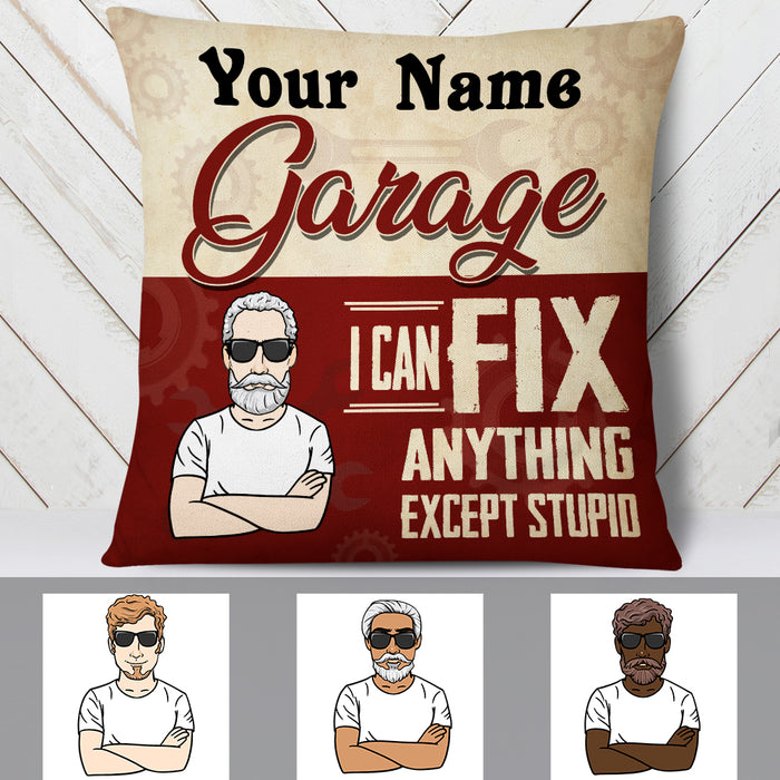 Personalized Garage Pillow DB111 23O19 1