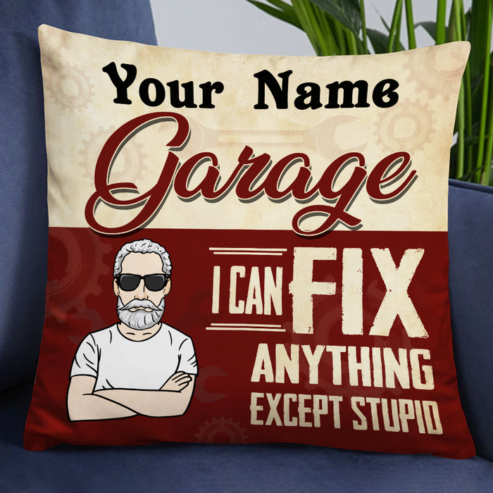 Personalized Garage Pillow DB111 23O19 1