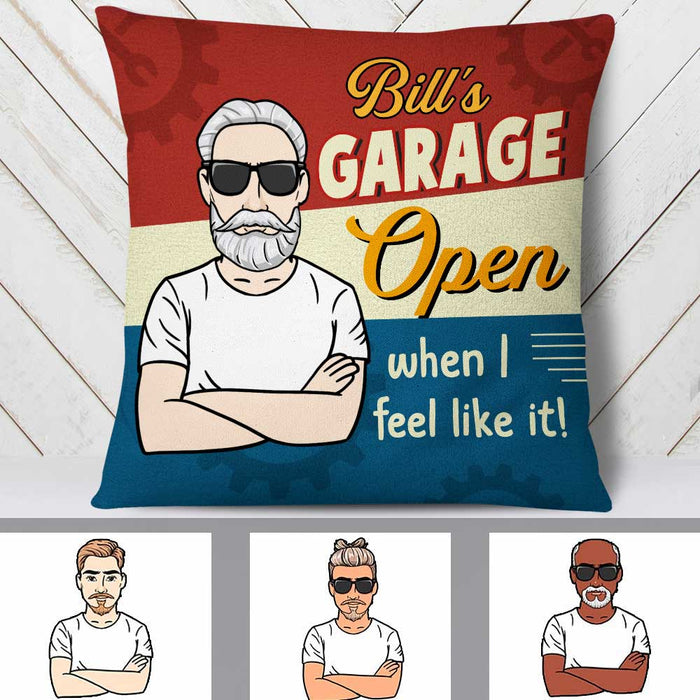 Personalized Garage Pillow DB112 23O34 1
