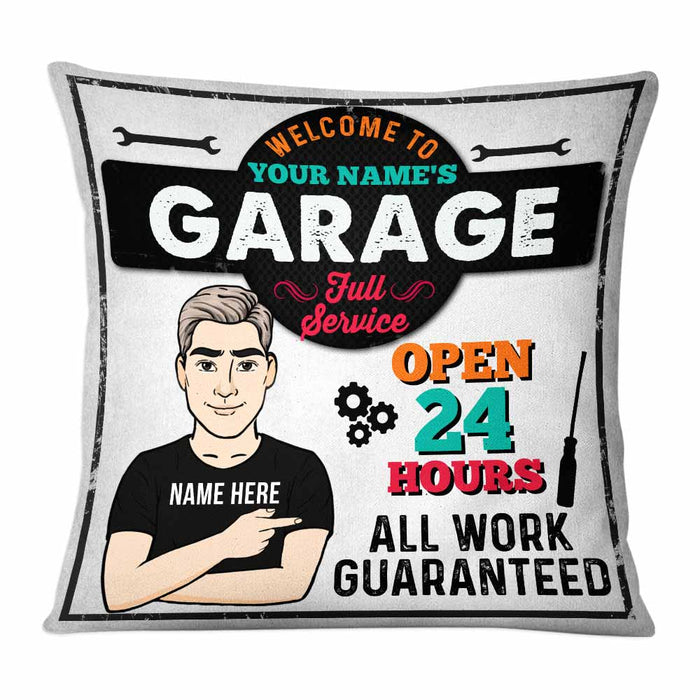 Personalized Garage Pillow DB113 23O58 1