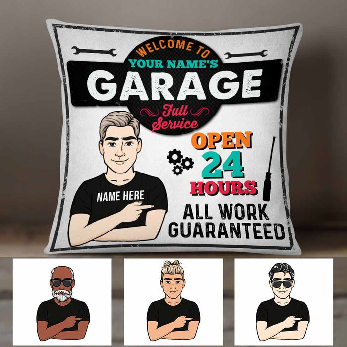 Personalized Garage Pillow DB113 23O58 1