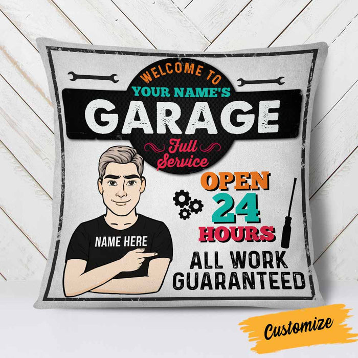 Personalized Garage Pillow DB113 23O58 1