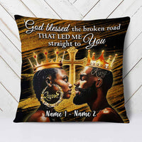 Personalized BWA Couple God Bless Pillow DB133 95O58 thumb 1