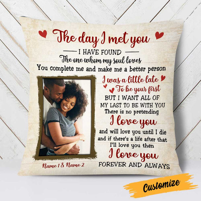 Personalized BWA Couple Pillow DB132 26O23 1