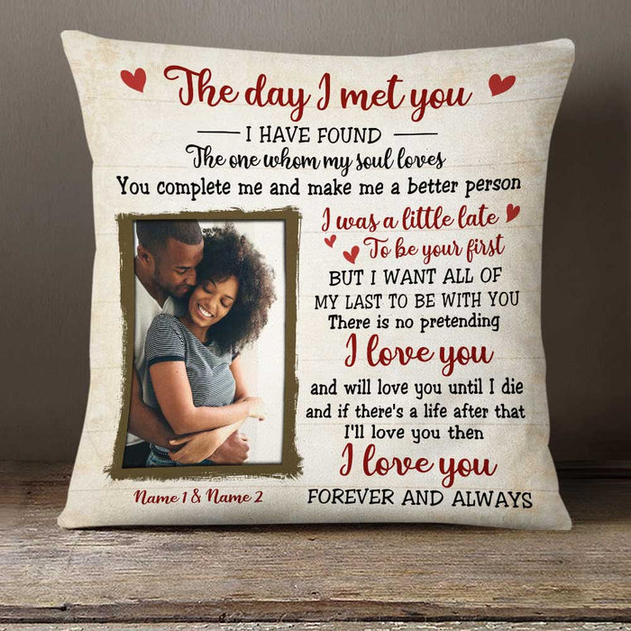 Personalized BWA Couple Pillow DB132 26O23 1