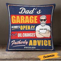 Personalized Garage Dad Grandpa Pillow DB113 26O23 thumb 1