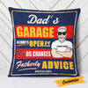 Personalized Garage Dad Grandpa Pillow DB113 26O23 1