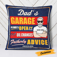 Personalized Garage Dad Grandpa Pillow DB113 26O23 thumb 1