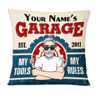 Personalized Garage My Tools My Rules Pillow DB114 26O47 thumb 1