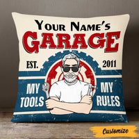 Personalized Garage My Tools My Rules Pillow DB114 26O47 thumb 1