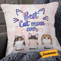 Personalized Cat Mom Pillow DB114 95O24 thumb 1
