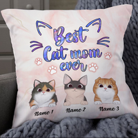 Personalized Cat Mom Pillow DB114 95O24 thumb 1