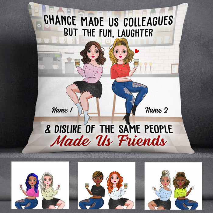 Personalized Colleagues Friends Pillow DB149 95O57 1