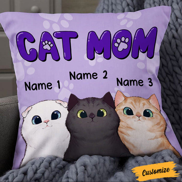 Personalized Cat Mom Pillow DB114 23O36 1