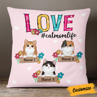 Personalized Cat Mom Love Pillow DB115 81O53 thumb 1
