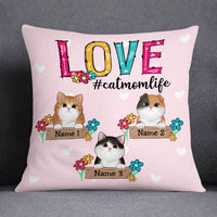 Personalized Cat Mom Love Pillow DB115 81O53 thumb 1