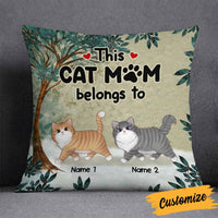 Personalized This Cat Mom Belongs To Pillow DB112 85O58 thumb 1