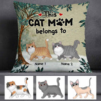 Personalized This Cat Mom Belongs To Pillow DB112 85O58 thumb 1