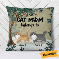 Personalized This Cat Mom Belongs To Pillow DB112 85O58 thumb 1