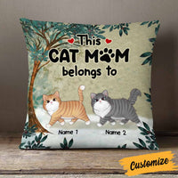 Personalized This Cat Mom Belongs To Pillow DB112 85O58 thumb 1