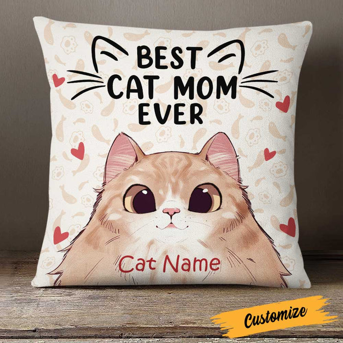 Personalized Cat Mom Pillow DB115 95O23 1