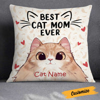 Personalized Cat Mom Pillow DB115 95O23 thumb 1