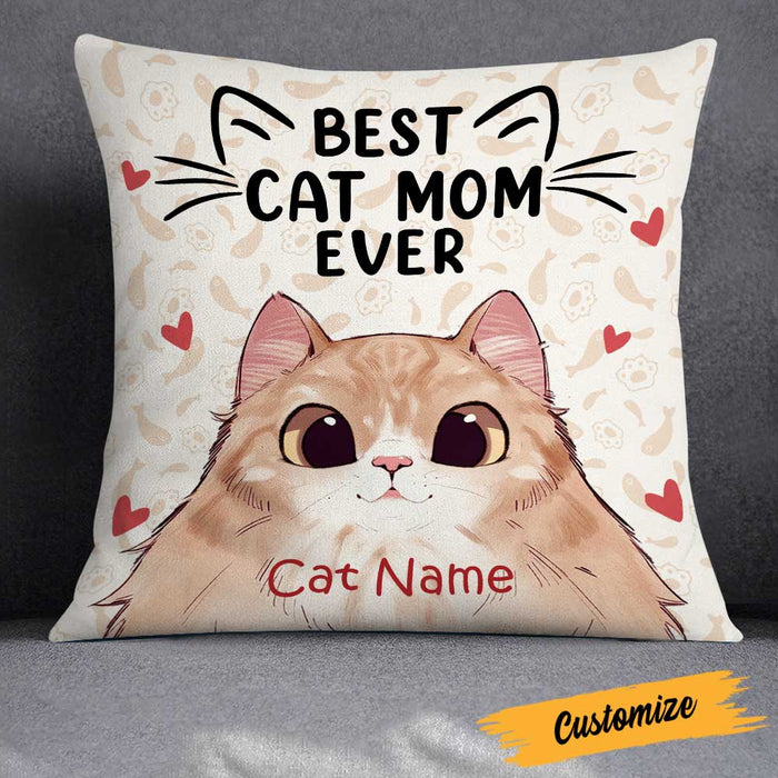 Personalized Cat Mom Pillow DB115 95O23 1