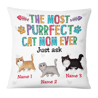 Personalized Cat Mom Pillow DB115 26O53 thumb 1