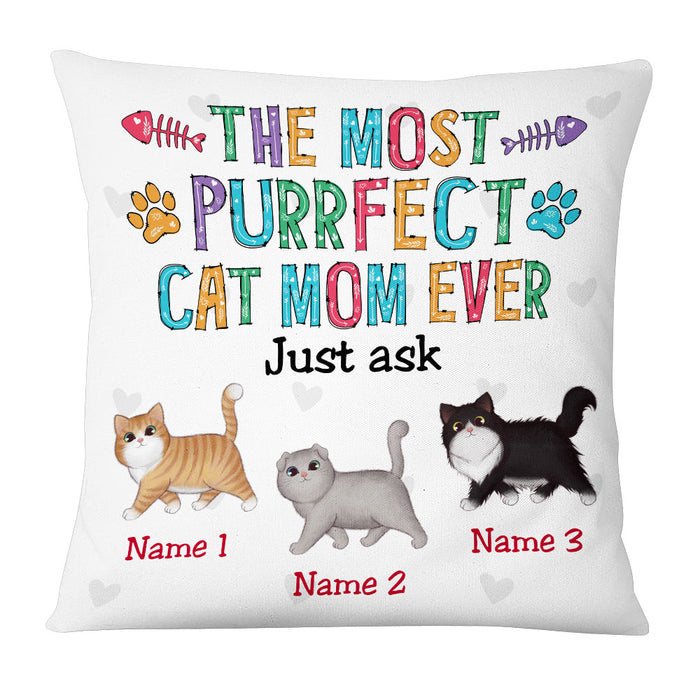 Personalized Cat Mom Pillow DB115 26O53 1