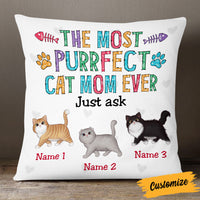 Personalized Cat Mom Pillow DB115 26O53 thumb 1