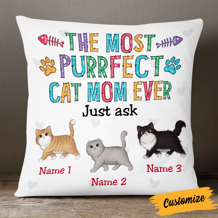 Personalized Cat Mom Pillow DB115 26O53 1