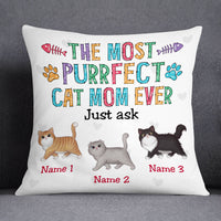 Personalized Cat Mom Pillow DB115 26O53 thumb 1