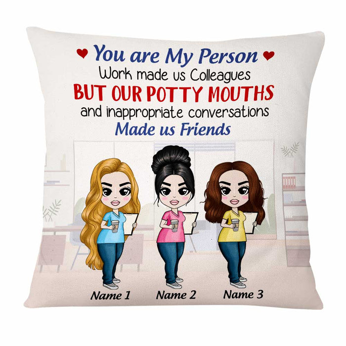 Personalized Colleagues Pillow DB1411 30O47 1
