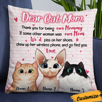 Personalized Cat Mom Pillow DB114 30O24 thumb 1