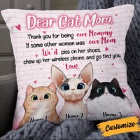 Personalized Cat Mom Pillow DB114 30O24 thumb 1