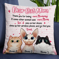 Personalized Cat Mom Pillow DB114 30O24 thumb 1