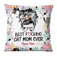 Personalized Cat Mom Pillow DB113 87O36 thumb 1