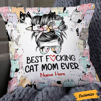 Personalized Cat Mom Pillow DB113 87O36 thumb 1