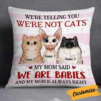 Personalized Cat Mom Pillow DB114 87O34 thumb 1