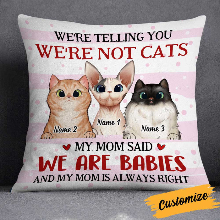 Personalized Cat Mom Pillow DB114 87O34 1