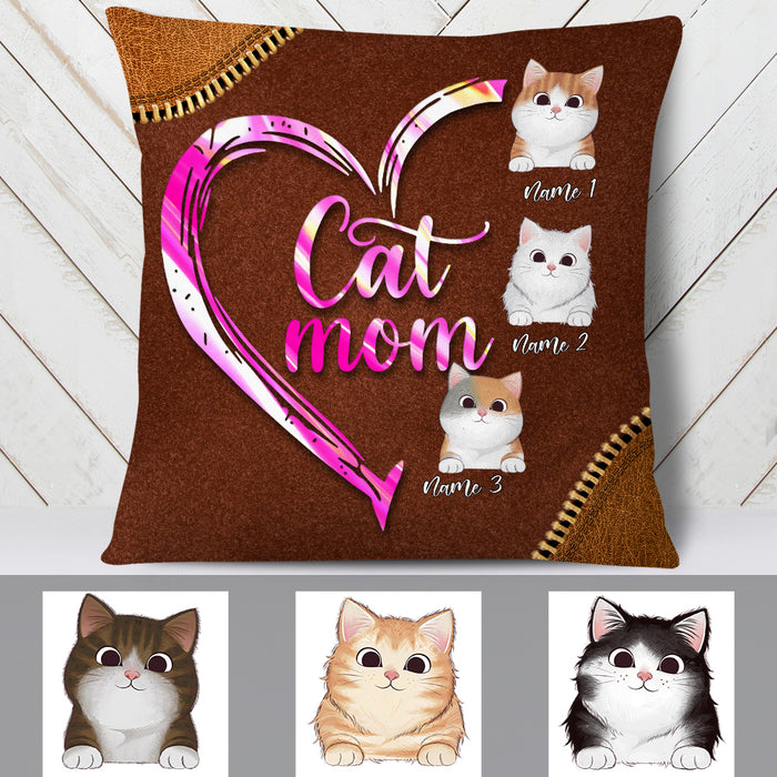 Personalized Cat Mom Pillow DB115 30O19 1
