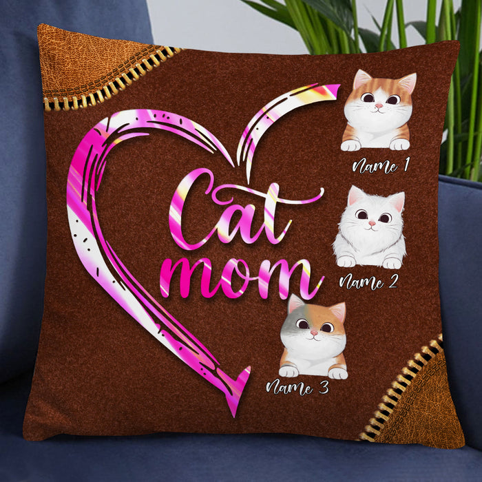 Personalized Cat Mom Pillow DB115 30O19 1