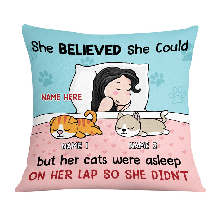 Personalized Cat Mom Pillow DB116 30O36 1