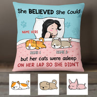 Personalized Cat Mom Pillow DB116 30O36 thumb 1